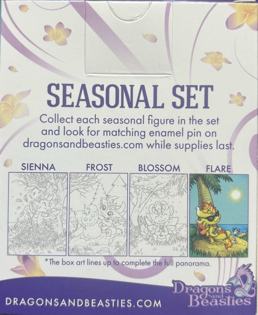 D&B Flare (Summer) Seasonal Dragon  vinyl figure collectible [Barcode 810002711923] - Main Image 3