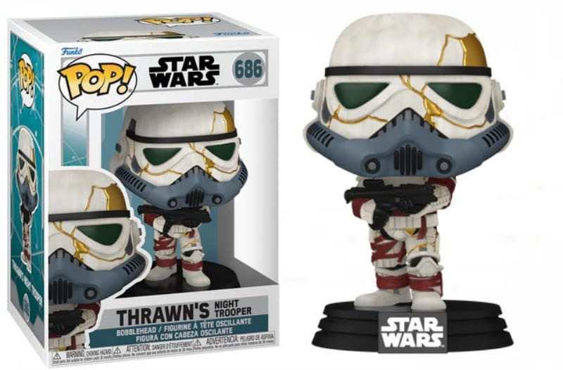 686 Thrawn’s Night Trooper Left - Star Wars vinyl figure collectible [Barcode 889698765428] - Main Image 2