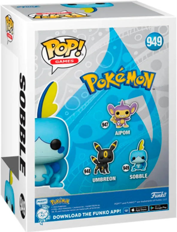 Sobble - Pokémon vinyl figure collectible [Barcode 889698713412] - Main Image 2