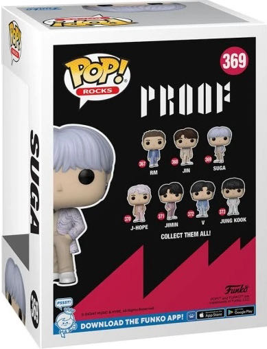 Suga - BTS vinyl figure collectible [Barcode 889698725811] - Main Image 2