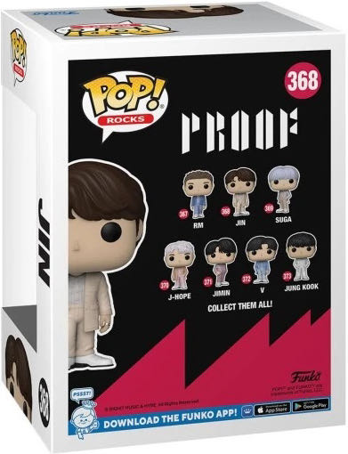 JIN - BTS vinyl figure collectible [Barcode 889698725781] - Main Image 2