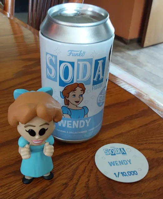 Wendy - Exclusive - Peter Pan 70 Years - FUNKOPOP - Funko Vinyl Soda - Peter Pan vinyl figure collectible [Barcode 889698710732] - Main Image 4