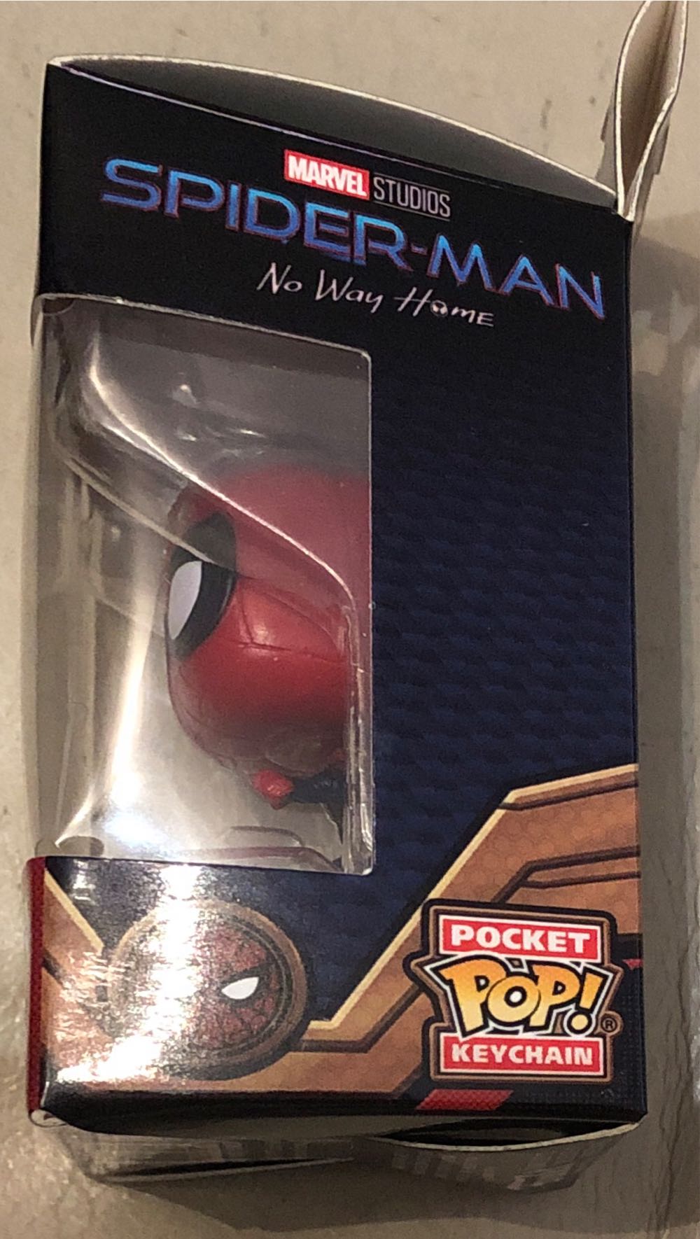Funko Pop! Keychain: Marvel Spider-man: No Way Home Spider-man  vinyl figure collectible [Barcode 889698675994] - Main Image 3