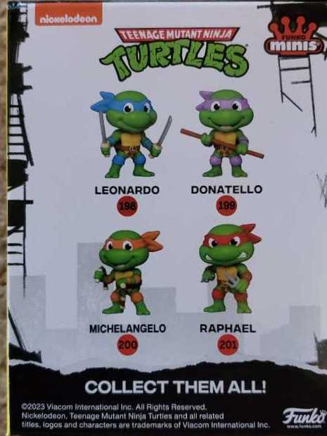 (TMNT Minid) Michelangelo  vinyl figure collectible [Barcode 889698736381] - Main Image 2