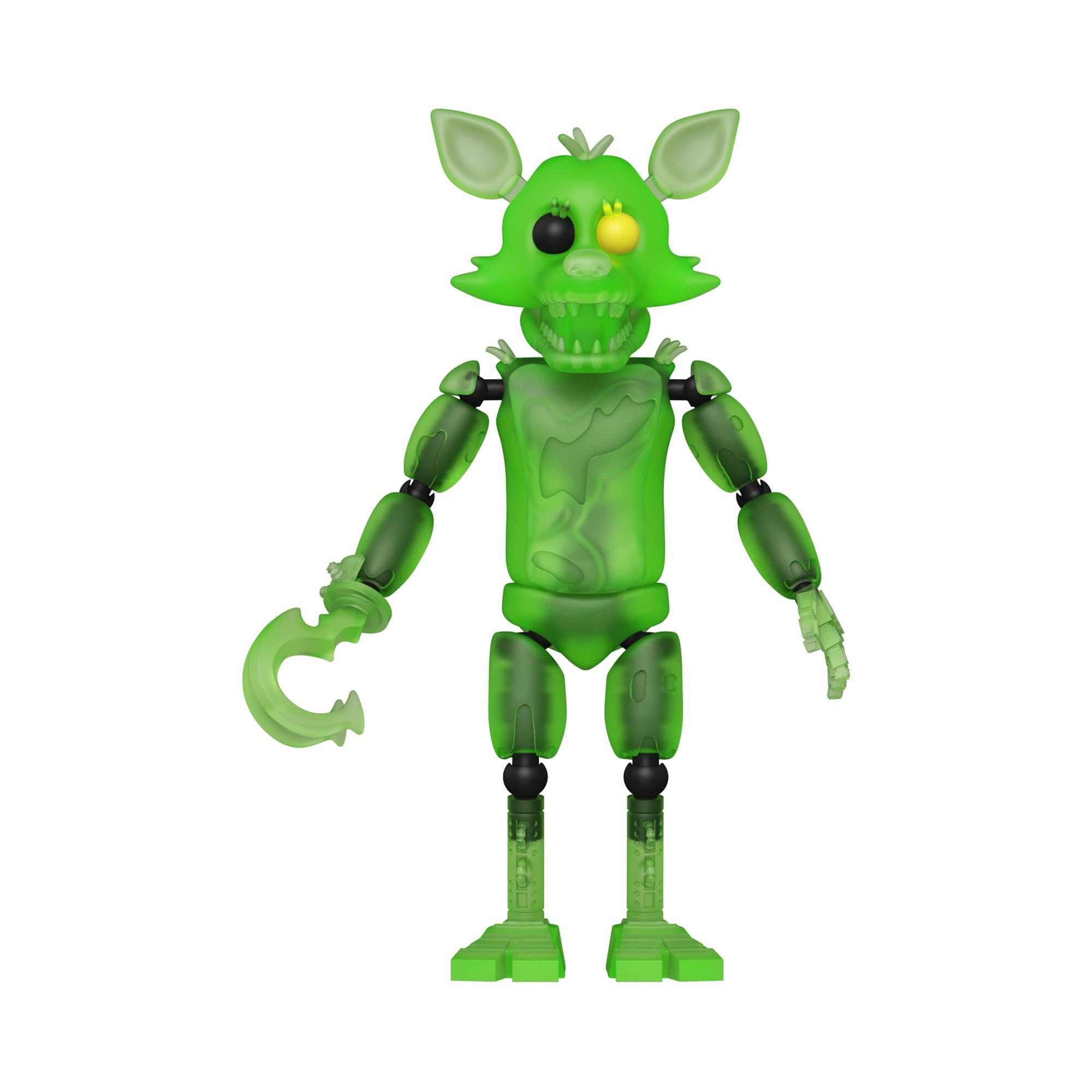 FNAF - Radioactive Foxy Glow In The Dark - Five Nights at Freddy’s vinyl figure collectible [Barcode 889698596848] - Main Image 2