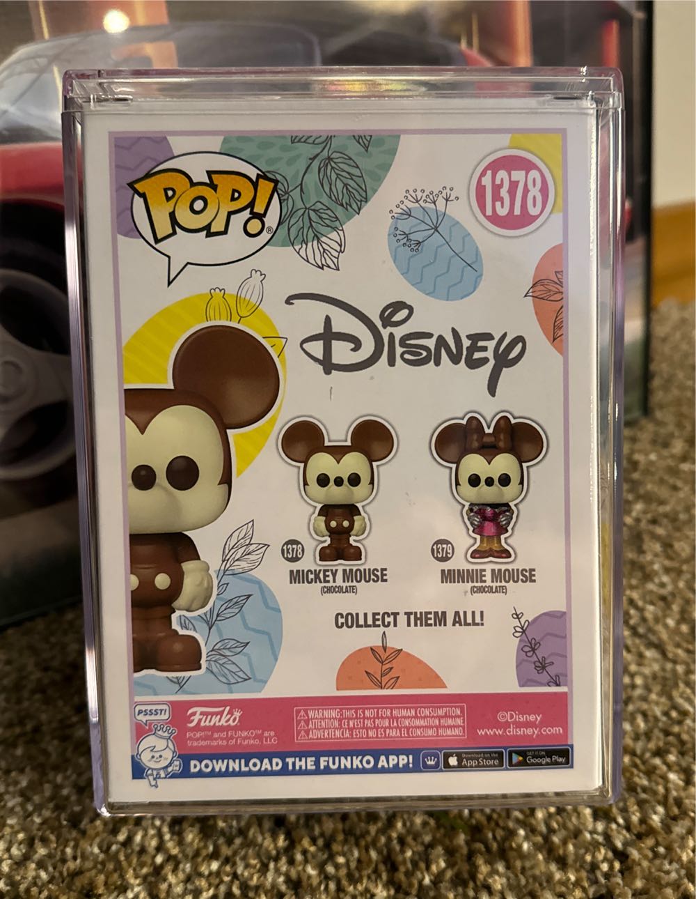 DISNEY EASTER CHOCOLATE: MICKEY MOUSE (CHOCOLATE) - Disney vinyl figure collectible [Barcode 889698764346] - Main Image 2