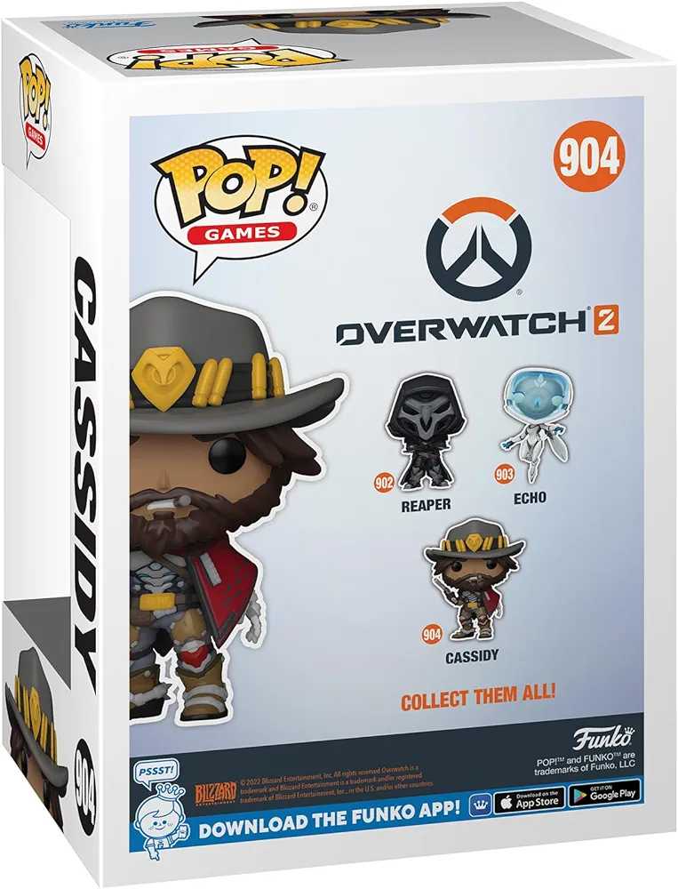 Cassidy - Overwatch vinyl figure collectible [Barcode 889698591898] - Main Image 2