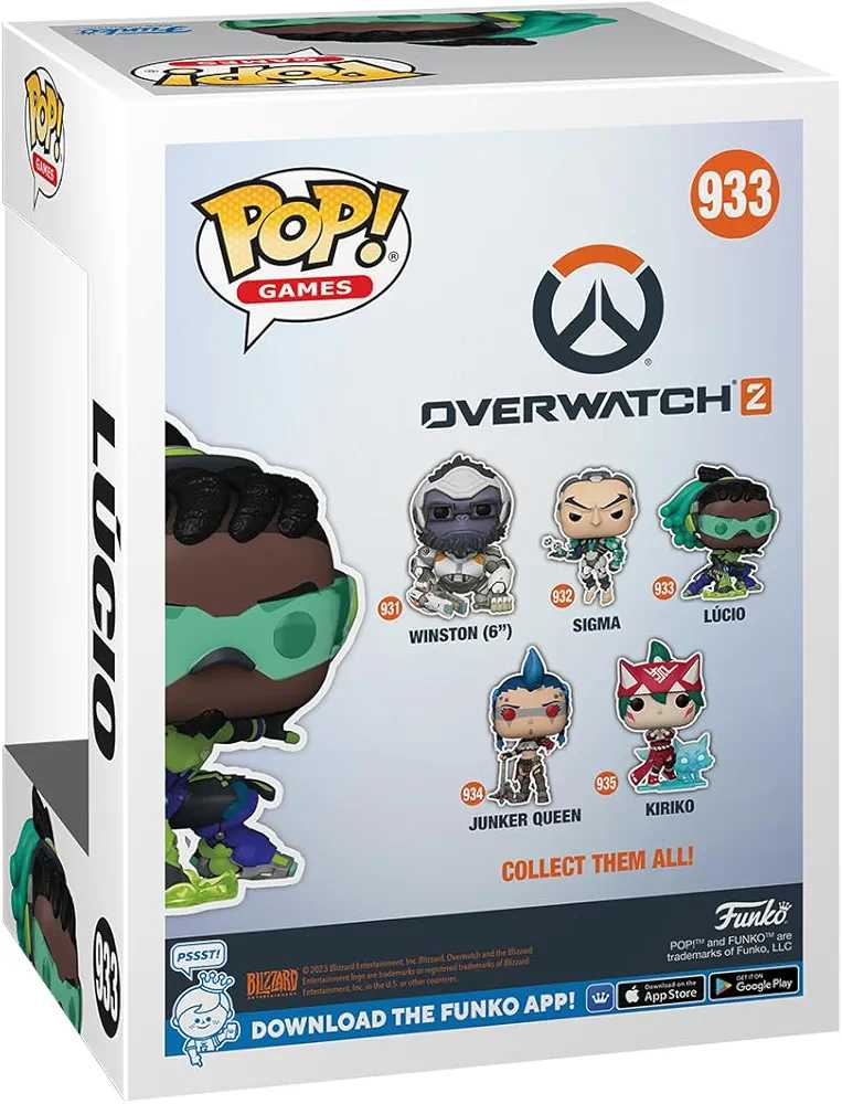 Lúcio - Overwatch vinyl figure collectible [Barcode 889698615488] - Main Image 2