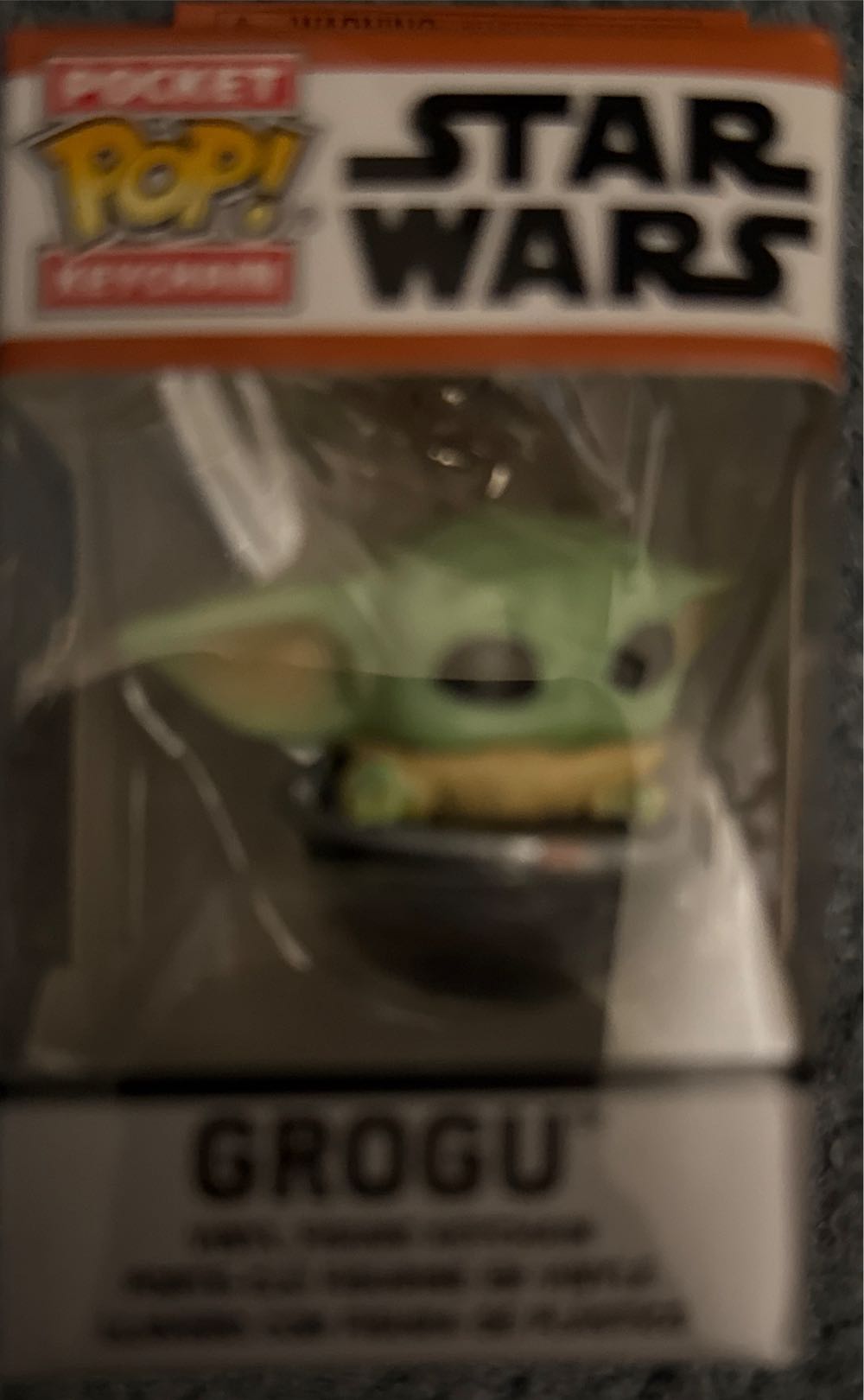 Funko Pop! Keychain: The Mandalorian Grogu  vinyl figure collectible [Barcode 889698765473] - Main Image 2