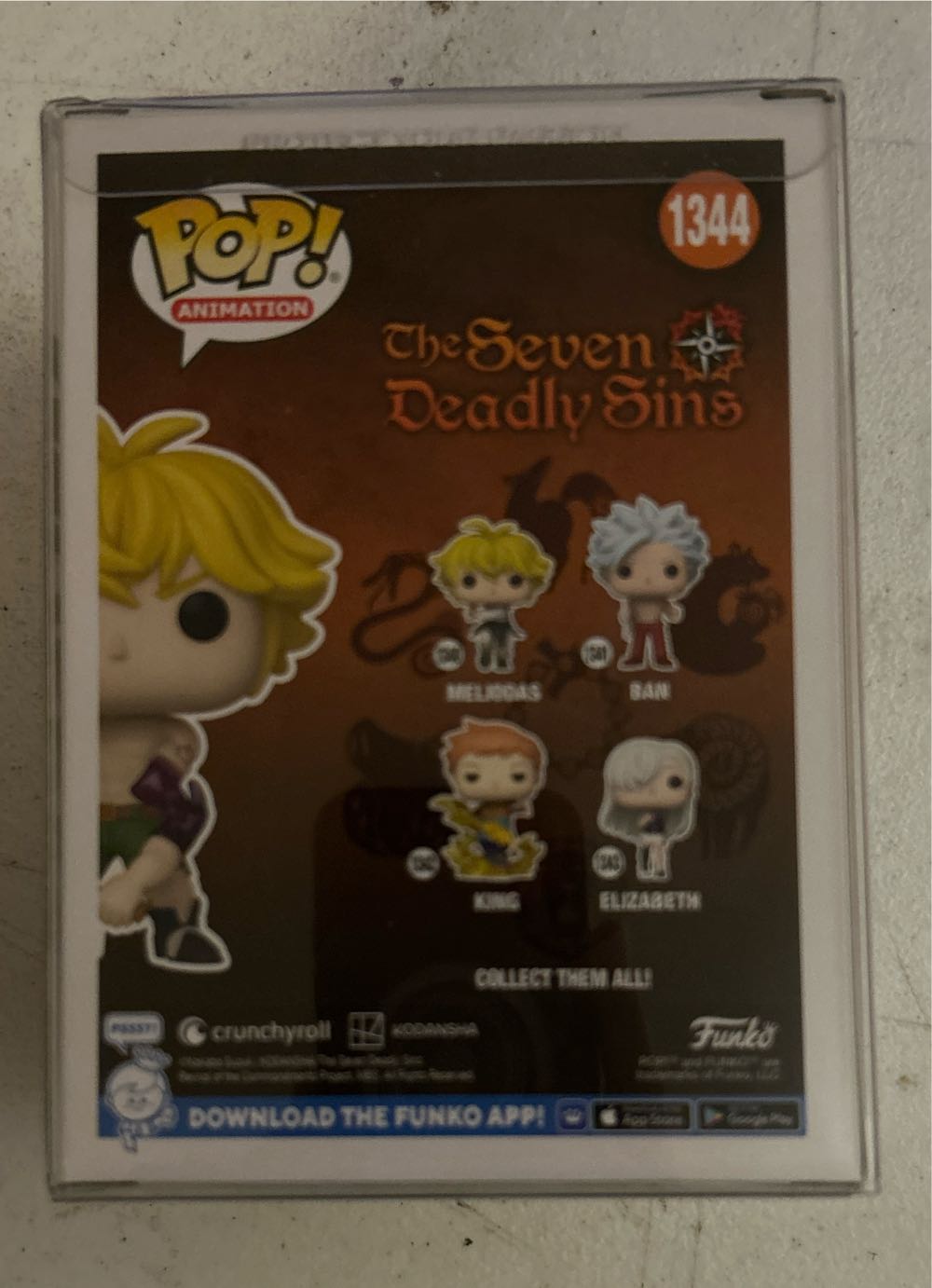 Pop! Animation: The Seven Deadly Sins – Meliodas Demon Mode Px Vinyl Figure  vinyl figure collectible [Barcode 889698631327] - Main Image 3