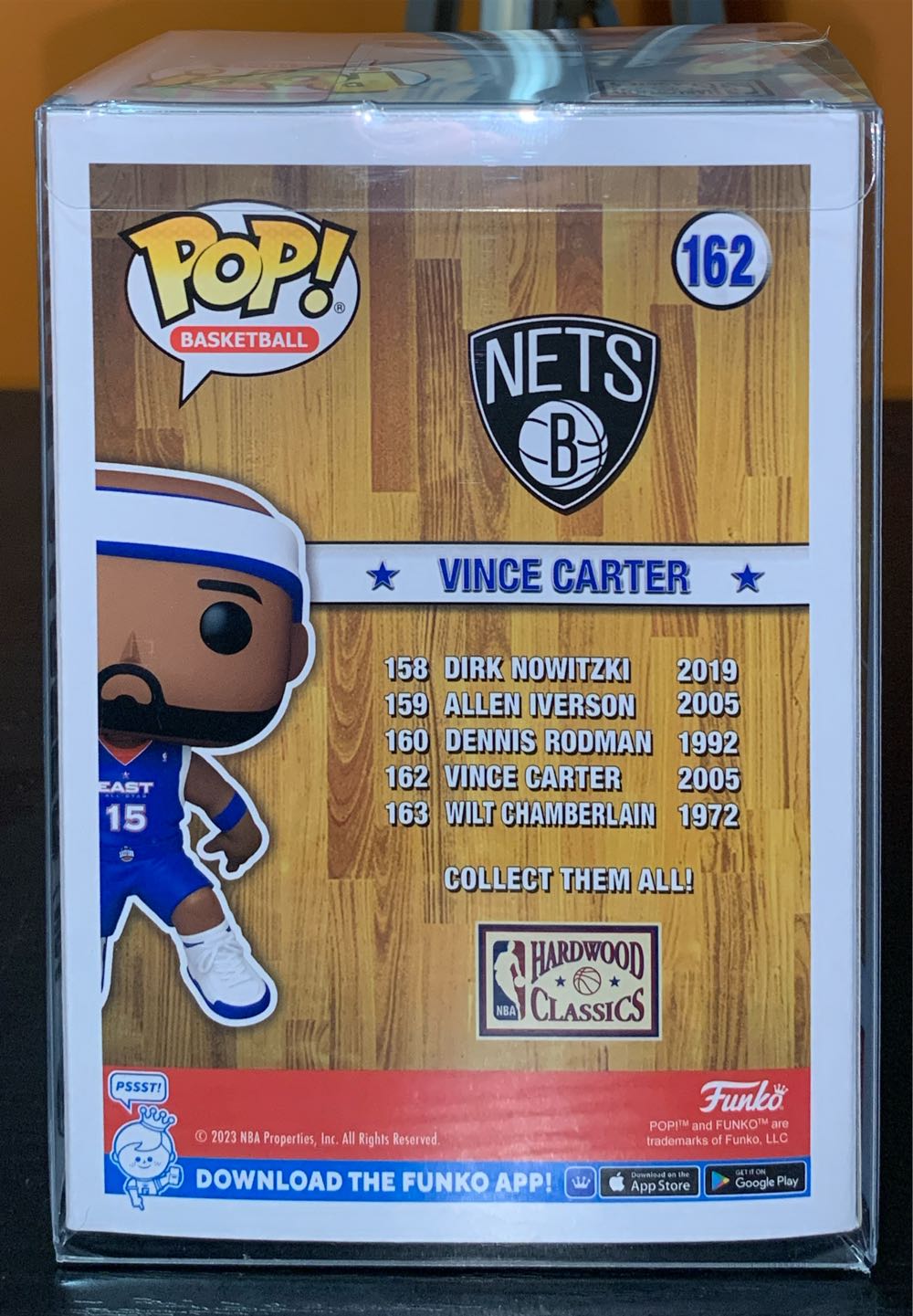 #162: Vince Carter (NBA All-Star 2005) - NBA vinyl figure collectible [Barcode 889698674928] - Main Image 3