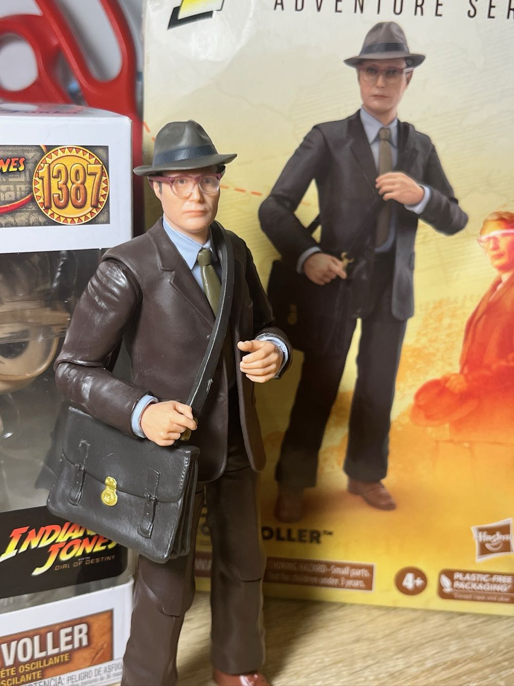 Indiana Jones And The Dial Of Destiny Adventure Series Doctor Jürgen Voller Action Figure 6-inch Action Figures For Kids Ages 4 And Up Medium  vinyl figure collectible [Barcode 5010994168001] - Main Image 2
