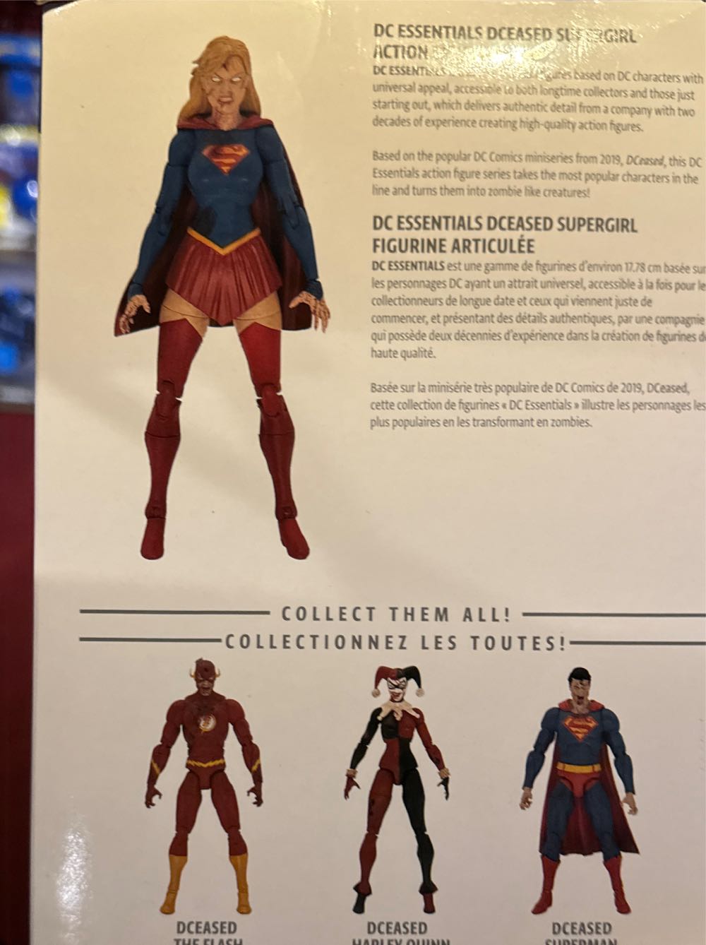 McFarlane Toys Dc Essentials Dceased Supergirl Action Figure  vinyl figure collectible - Main Image 3