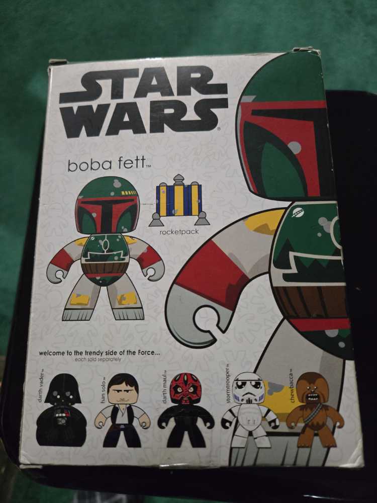 Boba Fett Mighty Muggs  vinyl figure collectible [Barcode 653569292043] - Main Image 3
