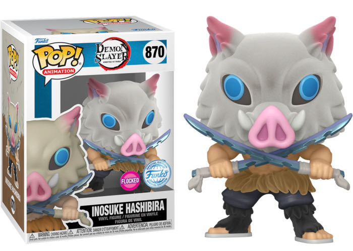Inosuke Hashibira (Flocked) #5 - Demon Slayer vinyl figure collectible [Barcode 889698744621] - Main Image 2