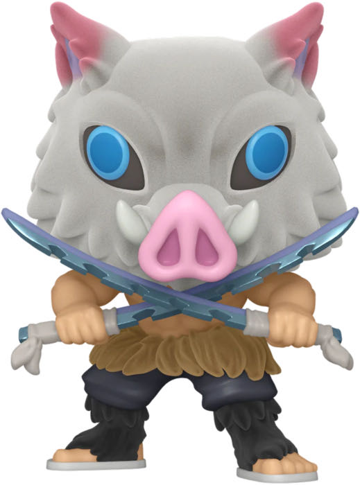Inosuke Hashibira (Flocked) #5 - Demon Slayer vinyl figure collectible [Barcode 889698744621] - Main Image 3