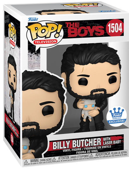 Funko Pop! Television: The Boys – Billy Butcher with Laser Baby #1504  vinyl figure collectible [Barcode 889698770187] - Main Image 2