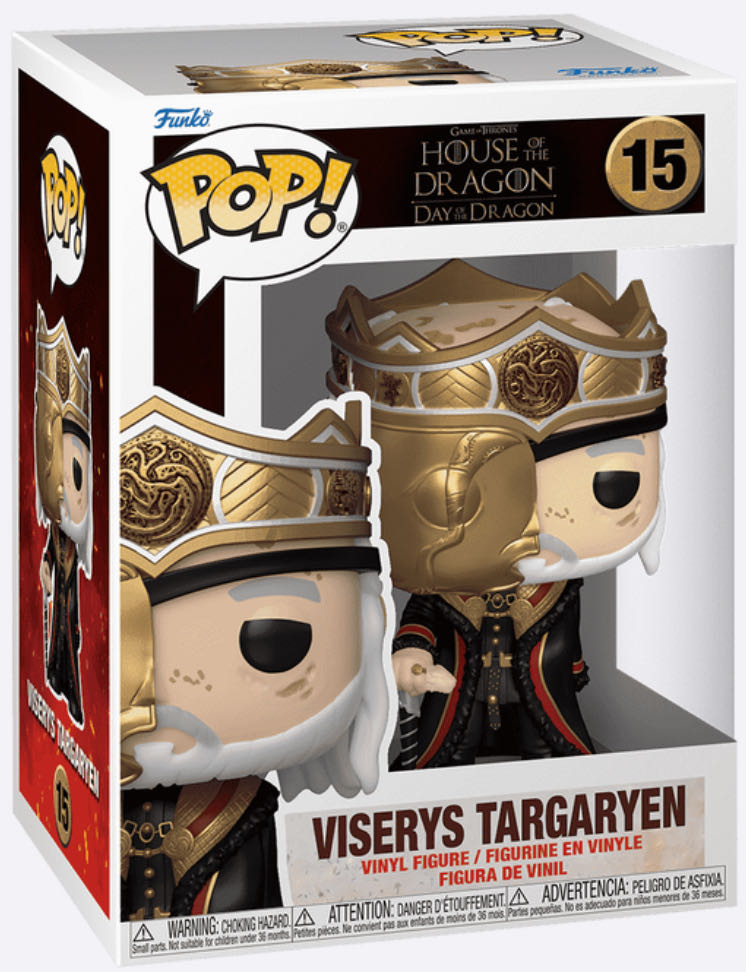 Viserys Targaryen  vinyl figure collectible [Barcode 889698764742] - Main Image 2