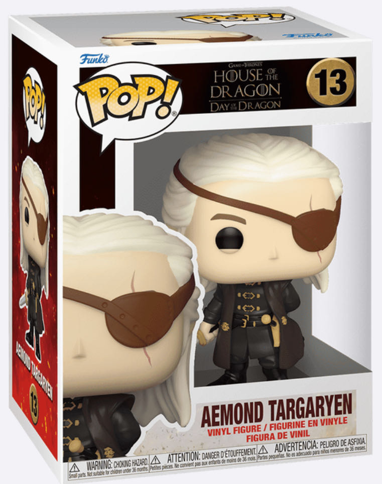 Aemond Targaryen - Games of Thrones vinyl figure collectible [Barcode 889698764711] - Main Image 2