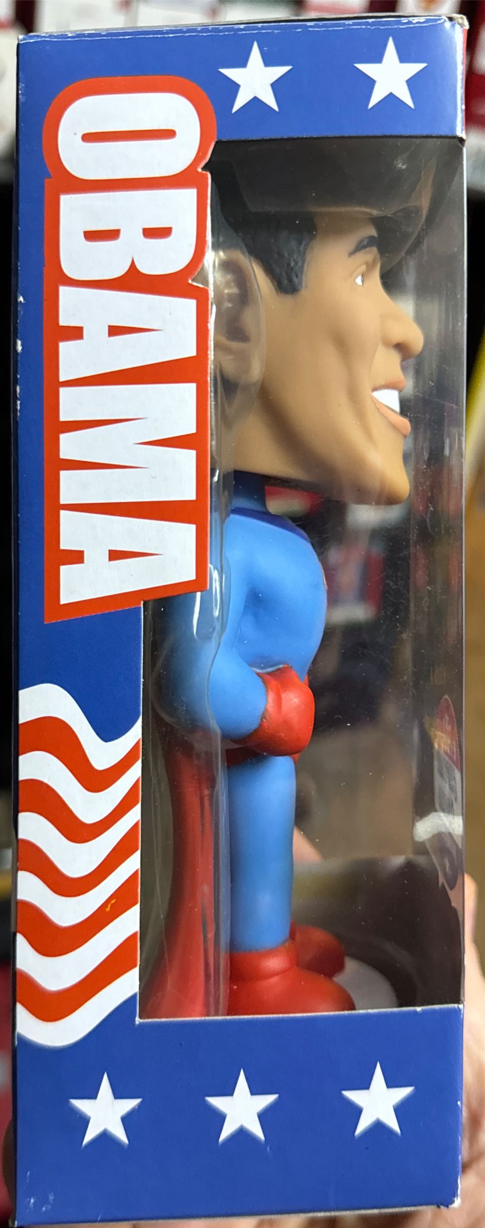 Funko Wacky Wobbler Captain Obama Rare - Funko vinyl figure collectible [Barcode 830395084374] - Main Image 4