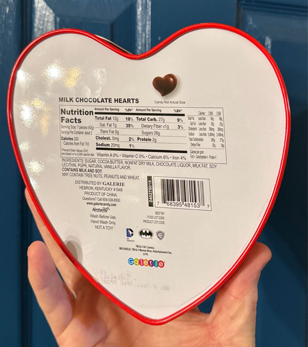 Candy Tin Superman Chocolate - DC Comics vinyl figure collectible [Barcode 768395481537] - Main Image 3