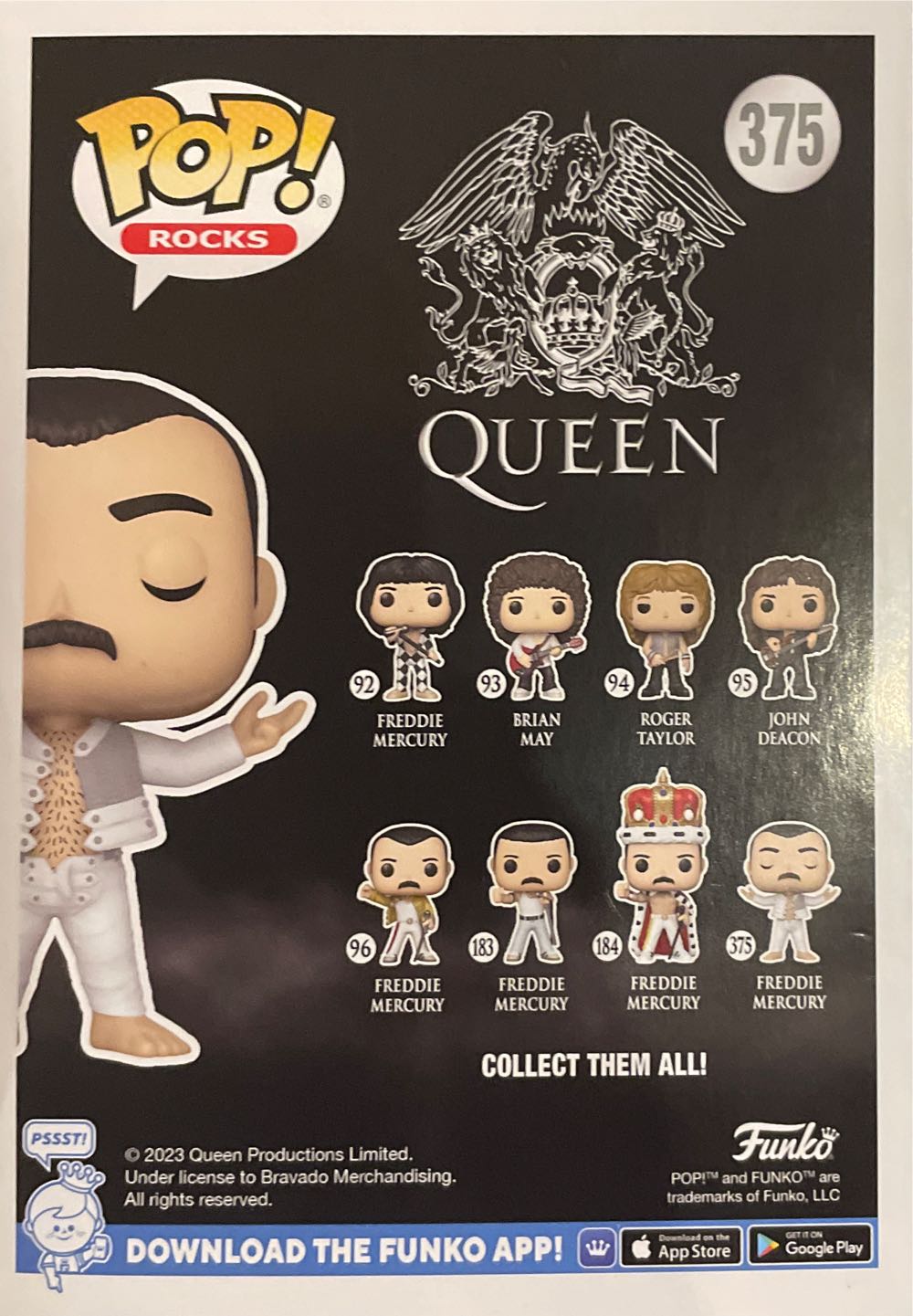Queen -375- Freddie Mercury (I Was Born To Love You) - Queen vinyl figure collectible [Barcode 889698753753] - Main Image 2