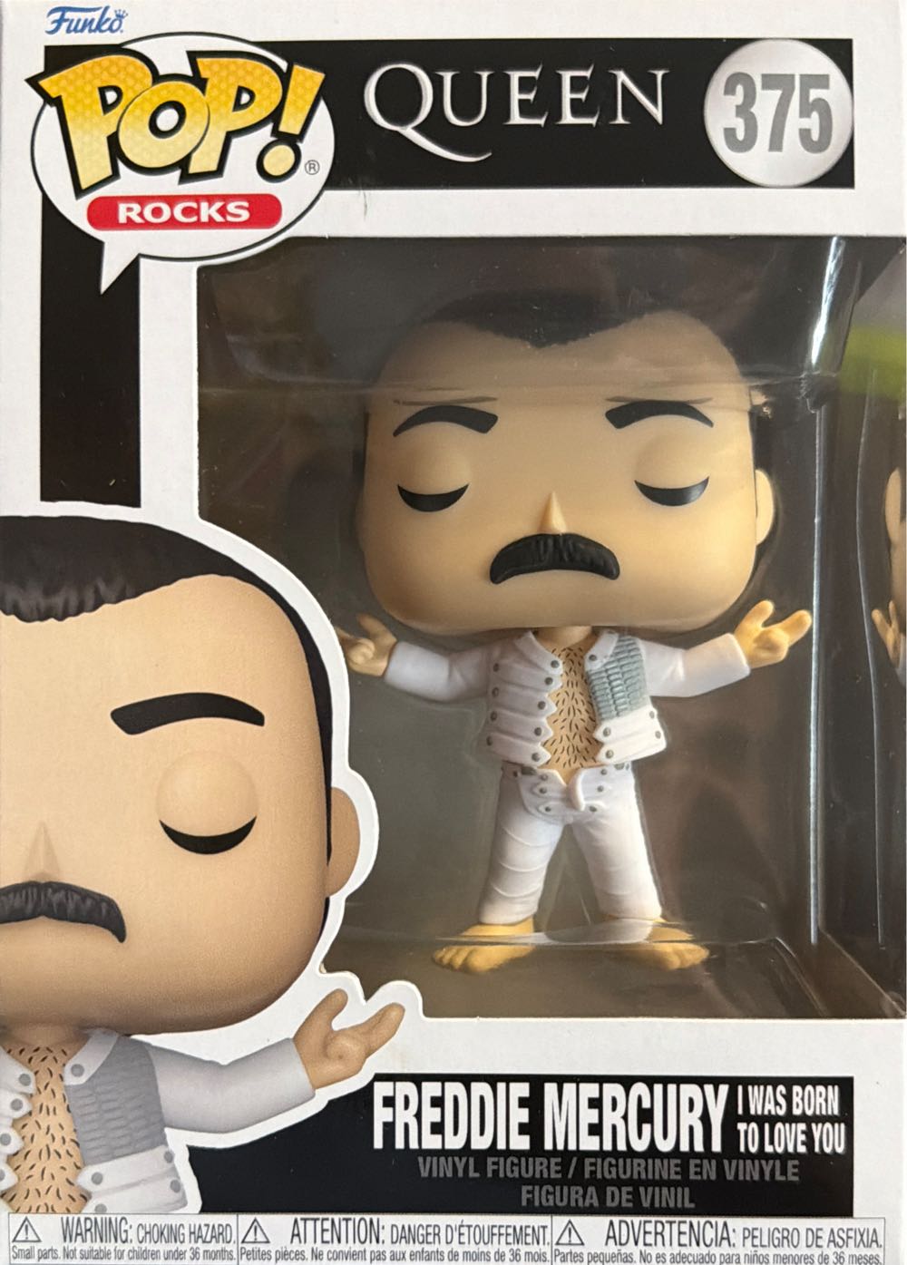 Queen -375- Freddie Mercury (I Was Born To Love You) - Queen vinyl figure collectible [Barcode 889698753753] - Main Image 4