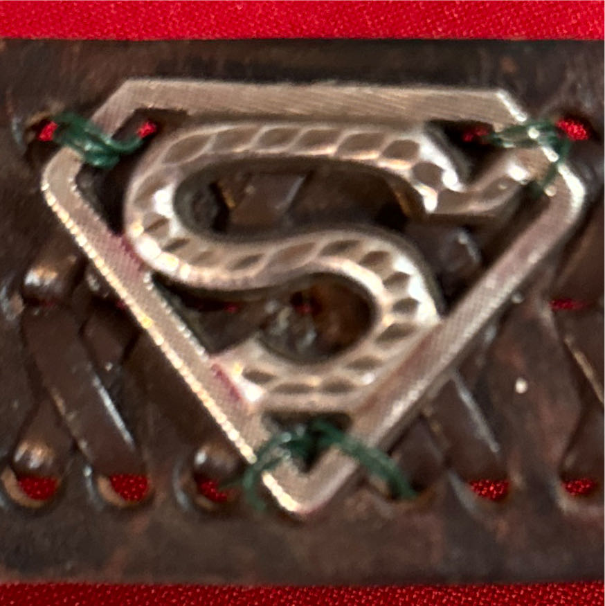 Superman Leather Wrist Band  vinyl figure collectible - Main Image 2