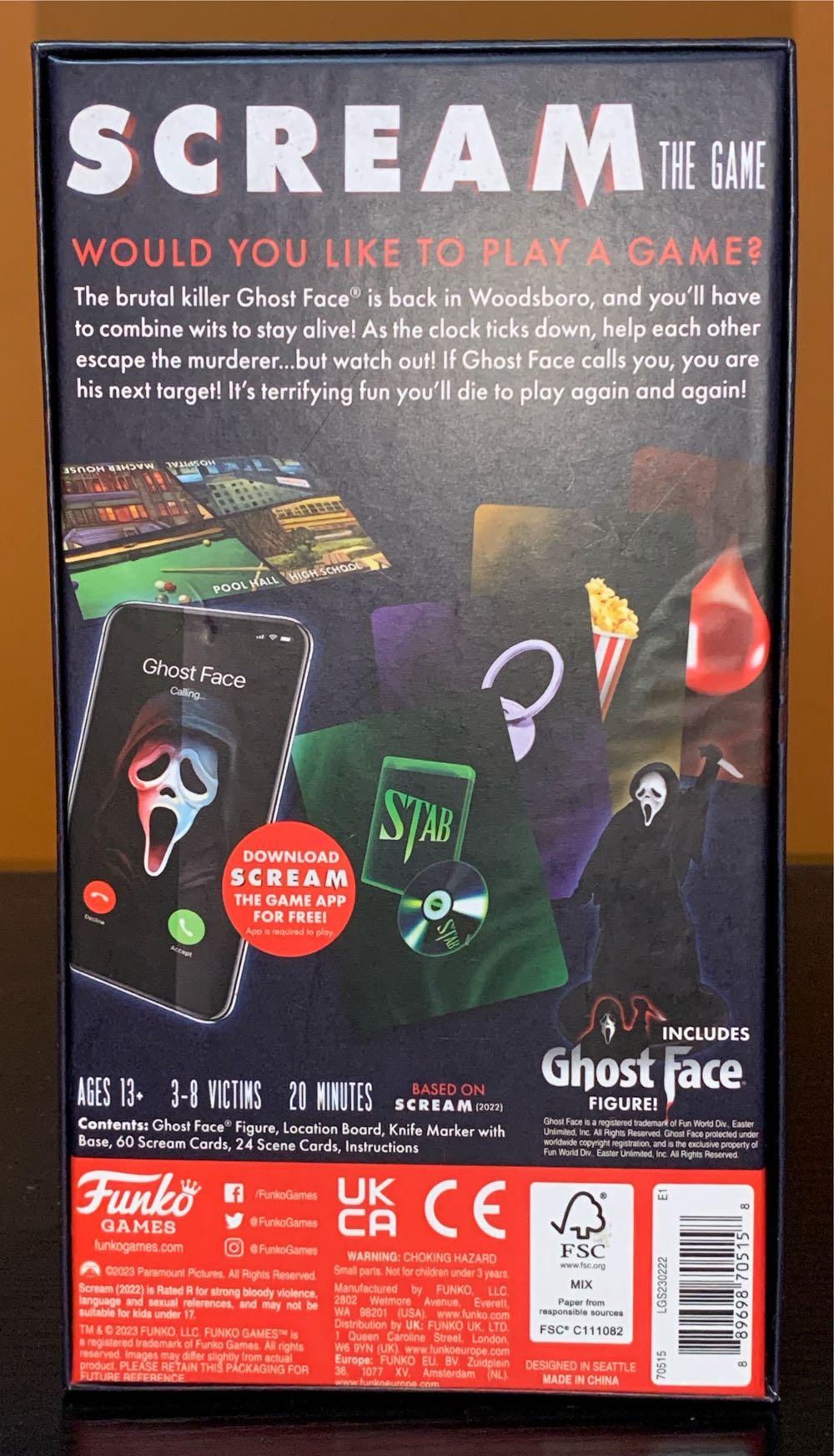 Scream The Game - Scream vinyl figure collectible [Barcode 889698705158] - Main Image 3