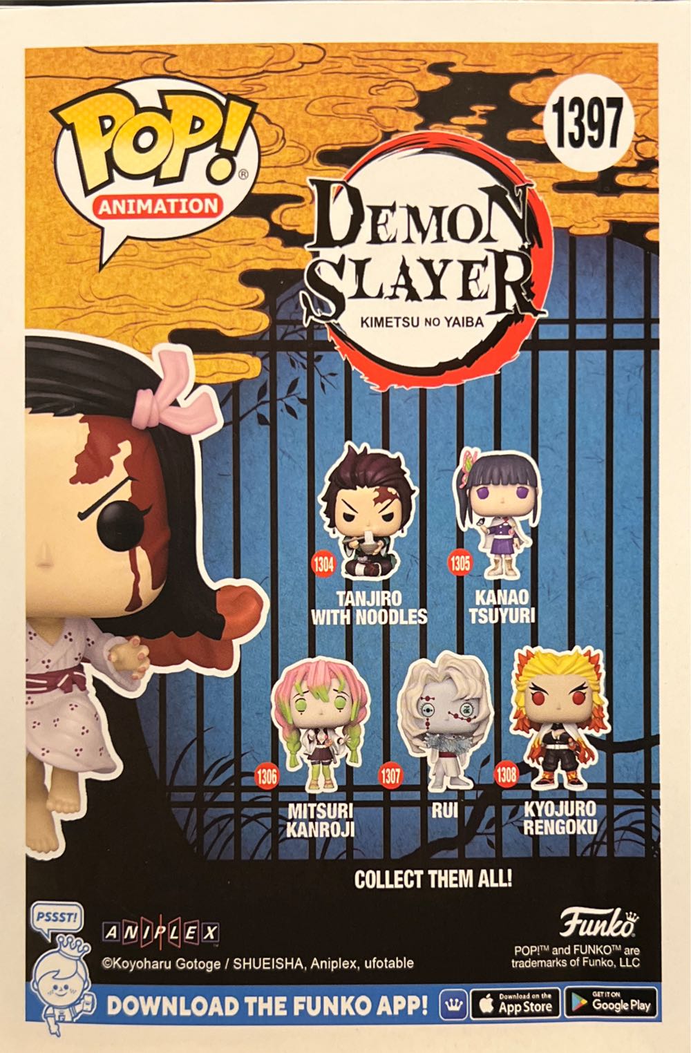 Nezuko Kamado - Demon Slayer vinyl figure collectible [Barcode 889698712798] - Main Image 3