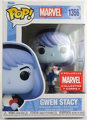 Gwen Stacy Pop! 1356 (Blue) - Spider-Man vinyl figure collectible [Barcode 889698814195] - Main Image 2