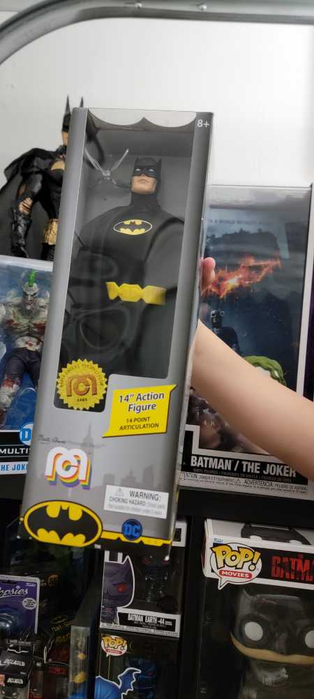 Batman Inch 14 Inch New Batman 14” Inch Batman Darknight Detective Action Sdcc Exclusive Nib Mego Dc Marty Abrams Black Limited Edition Points Presents Exclusive! Suit Retro  vinyl figure collectible [Barcode 850003511689] - Main Image 2