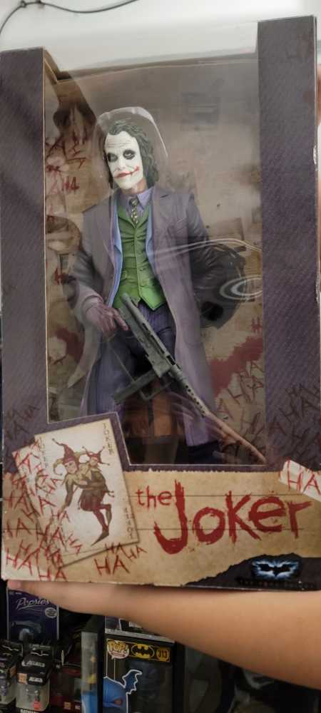 Joker Neca The Dark Knight The Joker Heath Ledger Action Figure 1 4 Scale  vinyl figure collectible [Barcode 634482580370] - Main Image 2
