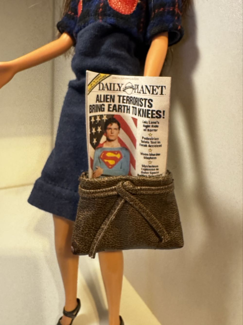 Lois Lane Custom Barbie  vinyl figure collectible - Main Image 2