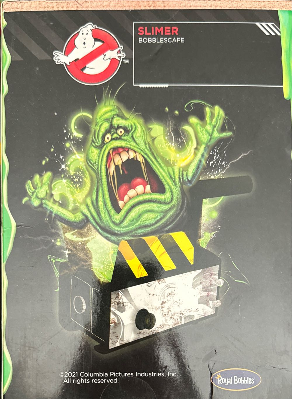 Royal Bobbles Ghostbusters Classic Slimer Bobblescape Bobblehead Premium Pvc Lifelike Figure Unique Serial Number Exquisite Detail - Ghostbusters vinyl figure collectible [Barcode 814089012775] - Main Image 4