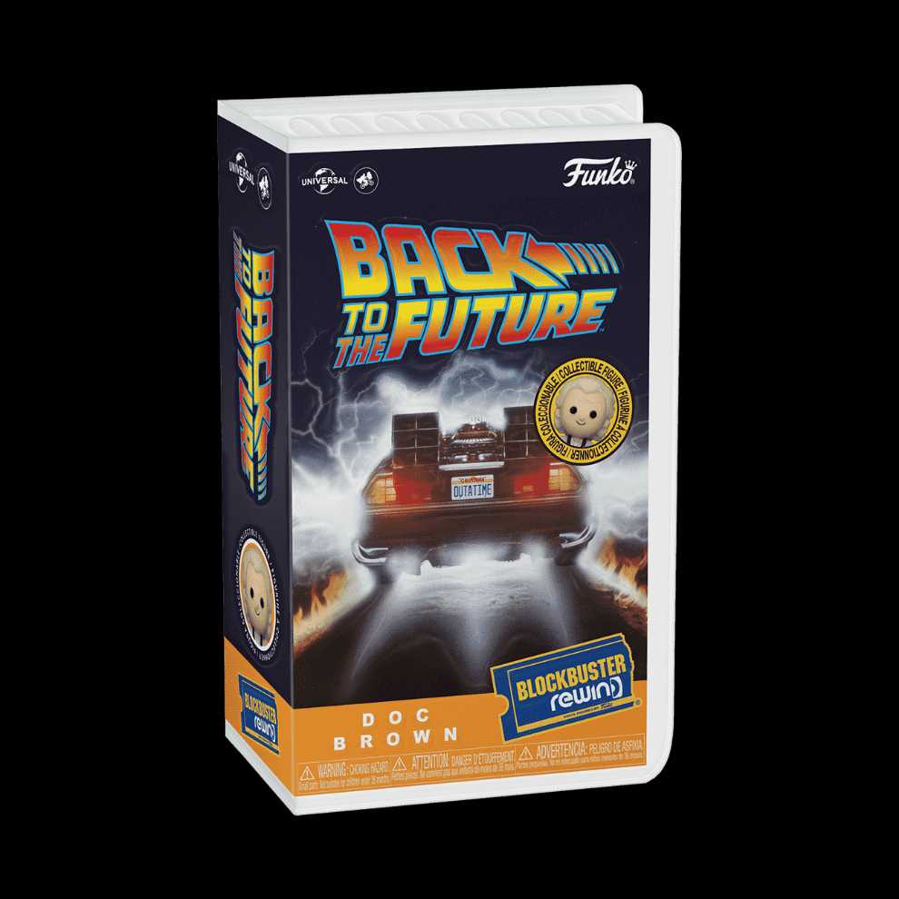Doc Brown - (back To The Future) FUNKOPOP Rewind - Back to the Future vinyl figure collectible [Barcode 889698710183] - Main Image 2