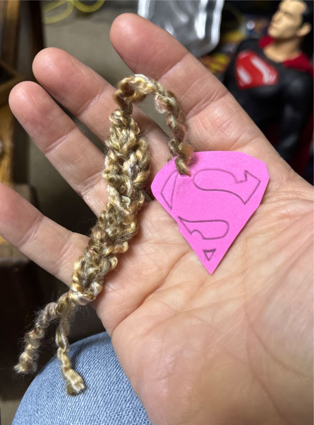 Superman Homemade Neclace  vinyl figure collectible - Main Image 3