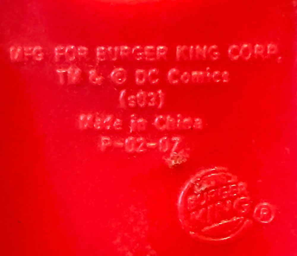 Superman Burger King Toy  vinyl figure collectible - Main Image 3