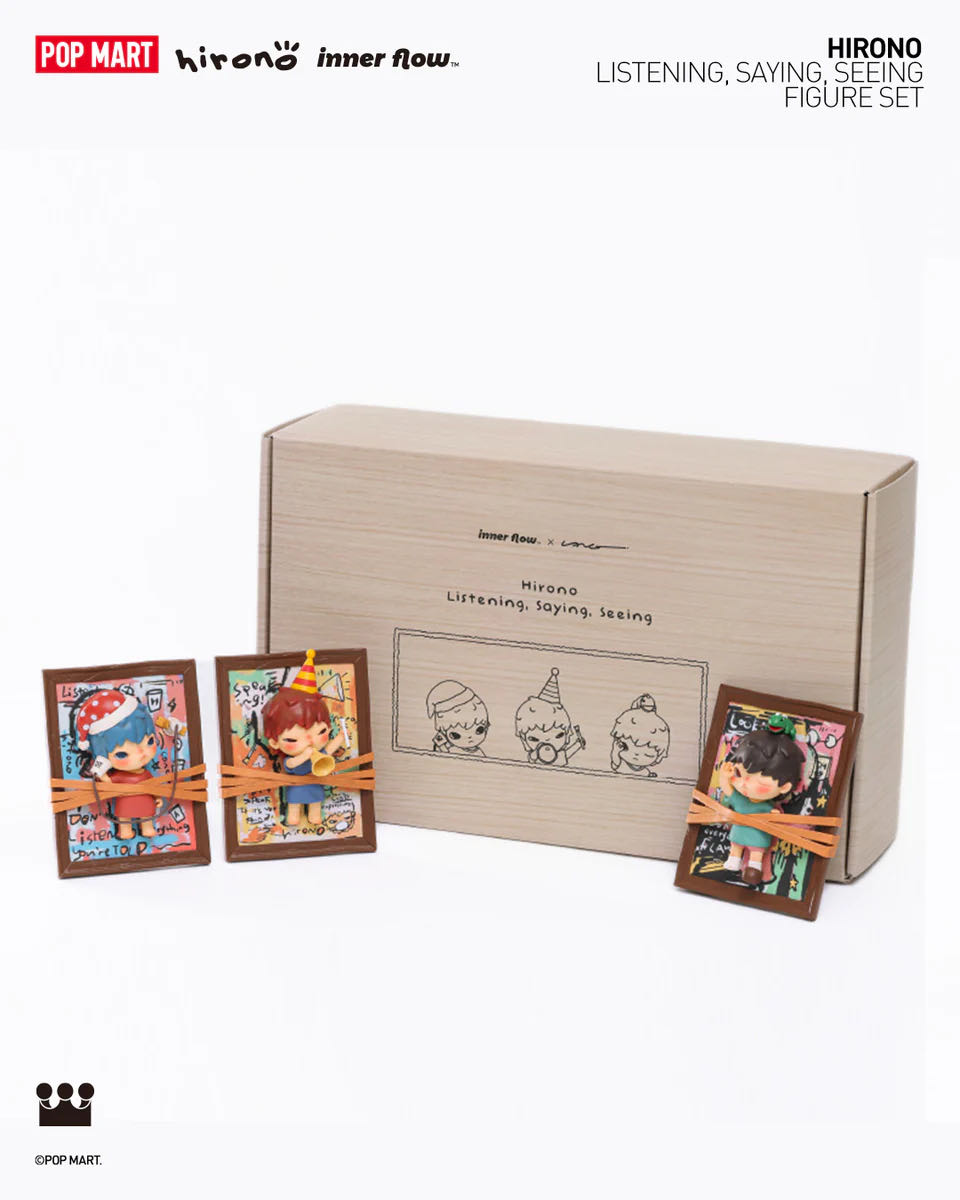 Listening, Saying, Seeing Set  vinyl figure collectible [Barcode 6975245682240] - Main Image 2