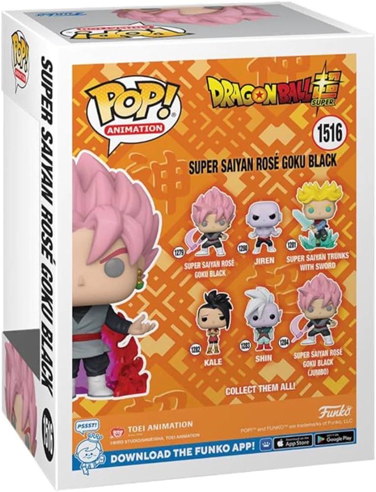 Super Saiyan Rosé Goku Black - Dragon Ball Z vinyl figure collectible [Barcode 889698769440] - Main Image 2