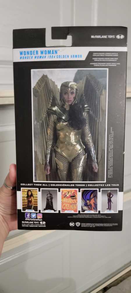 Wonder Woman Mcfarlane Dc Other Universe 7 Action Figures Wv2 Wonder Woman Gold  vinyl figure collectible [Barcode 787926151237] - Main Image 3