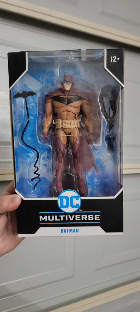 Batman Mcfarlane Dc Multiverse 7” White Knight Batman Figure Red Variant Eddition Various 15138-1  vinyl figure collectible [Barcode 787926151381] - Main Image 2