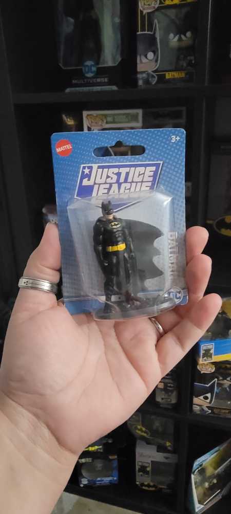 Batman Micro Collection Of 5 Batman Mattel Mini 3” Collection Action 3 New Superhero Toy By Set Joker Cake 2 Stand Superman Toppers & Inch W Black Wonder Super Topper Woman Batman 2018 League Figures Figures Cake Comic Figurine 2 Flash 8 And  vinyl figure collectible [Barcode 887961846461] - Main Image 2