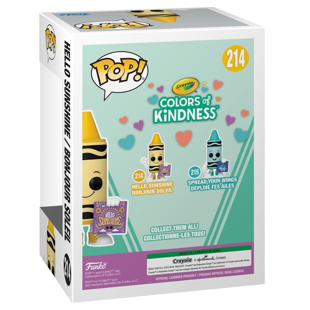 Colors of Kindness -214- Hello Sunshine / Bonjour Soleil  vinyl figure collectible [Barcode 889698725361] - Main Image 3