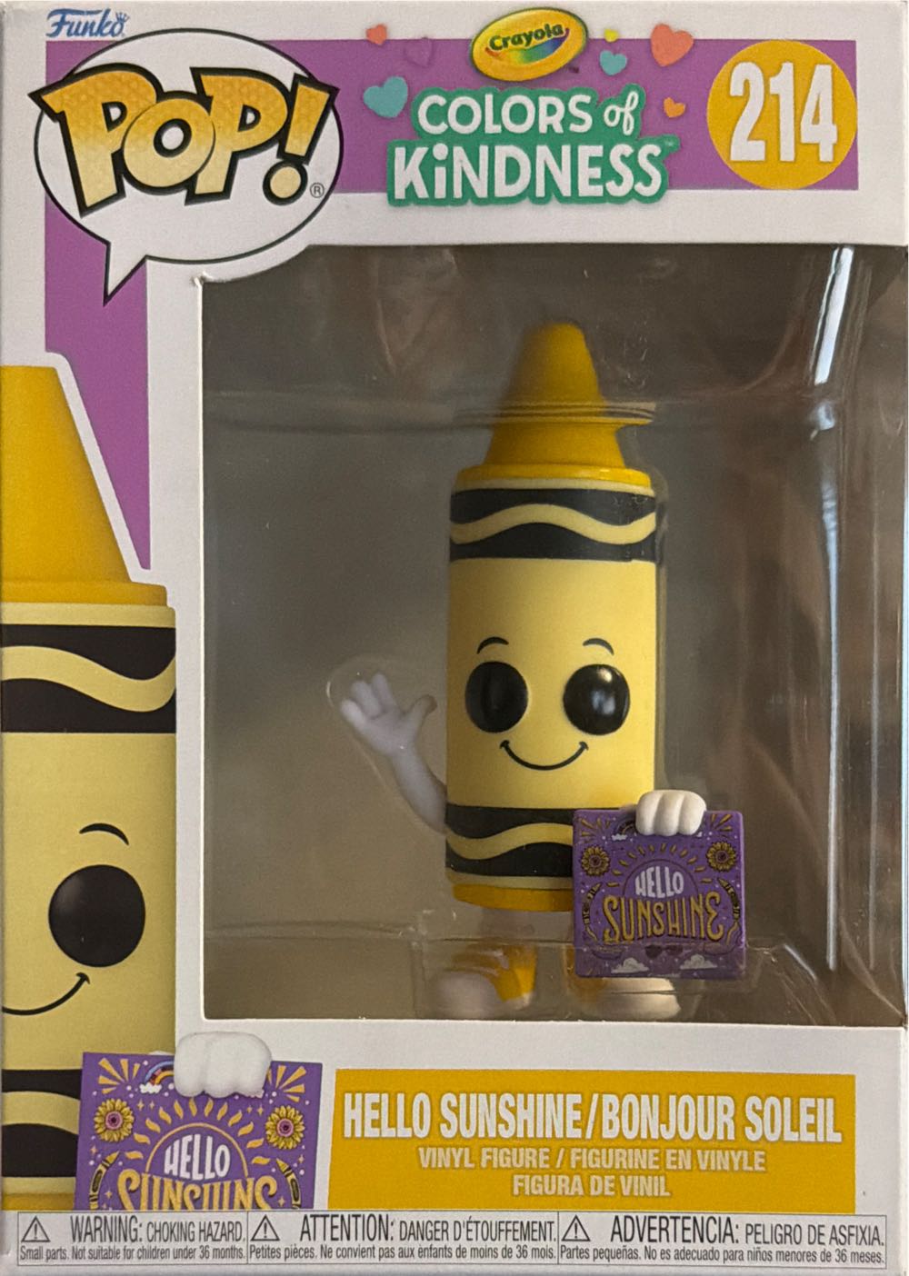Colors of Kindness -214- Hello Sunshine / Bonjour Soleil  vinyl figure collectible [Barcode 889698725361] - Main Image 4