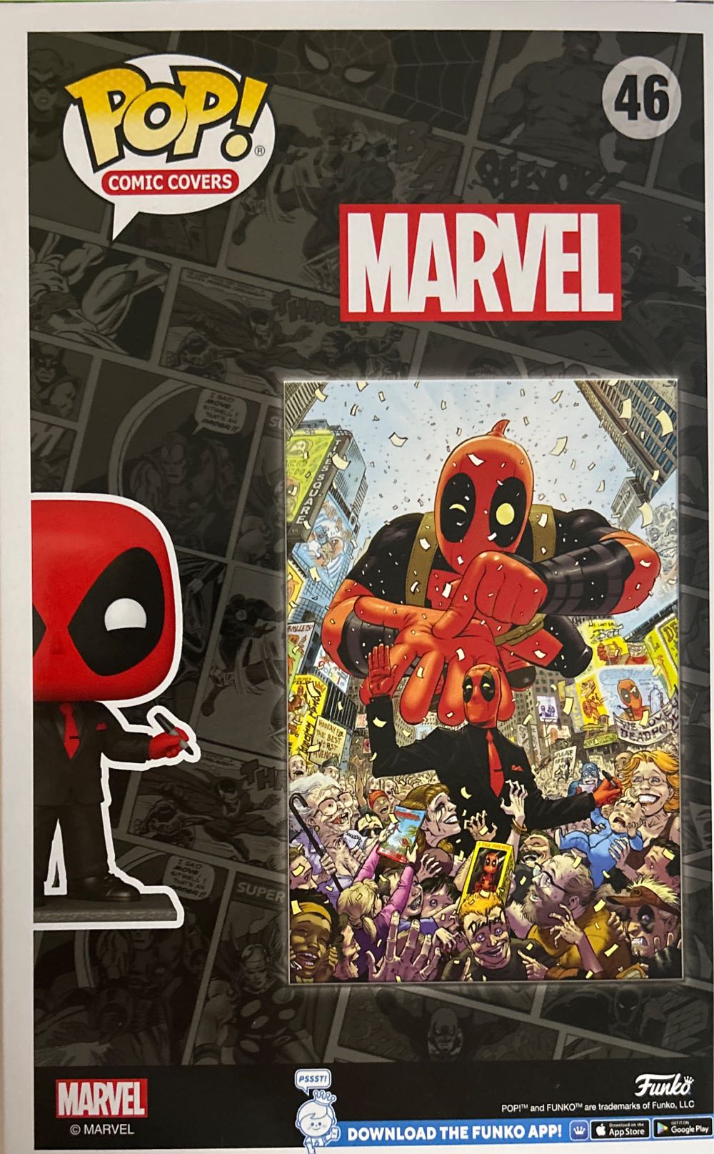 Deadpool Comic Cover - Deadpool vinyl figure collectible [Barcode 889698760850] - Main Image 2