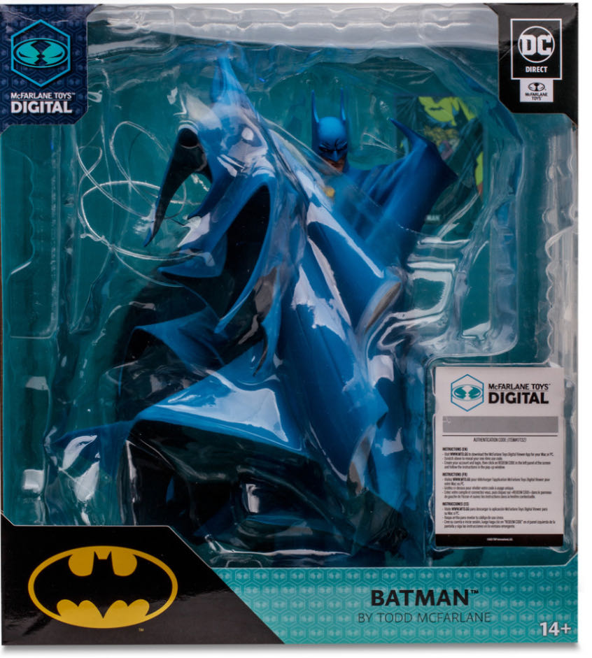 Batman By Todd McFarlane 1:8 Scale Statue With Digital Collectible - Batman vinyl figure collectible [Barcode 787926171327] - Main Image 3