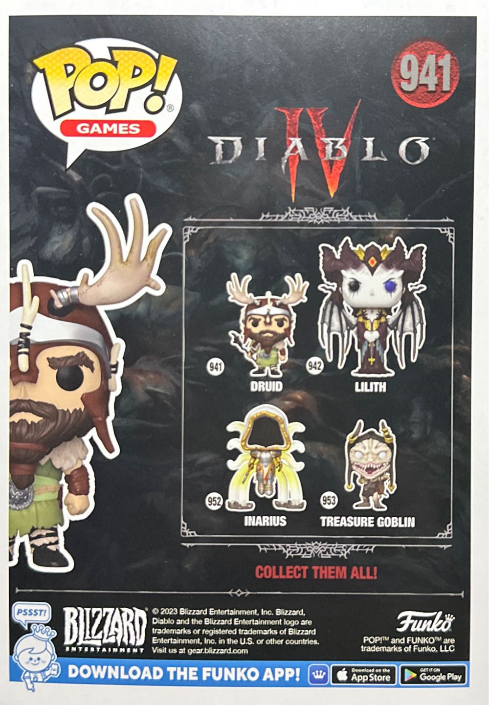 Diablo IV - Druid - Diablo vinyl figure collectible [Barcode 889698724944] - Main Image 3
