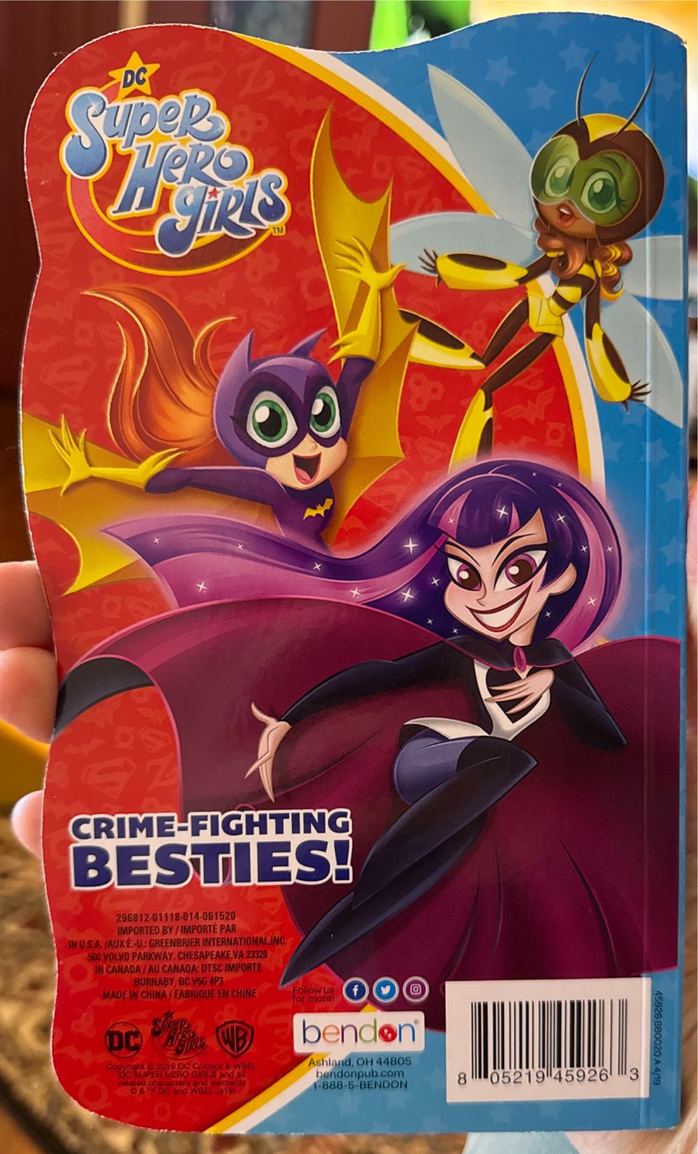 DC Super Hero Girls Shaped Board Book - DC Comics vinyl figure collectible [Barcode 805219459263] - Main Image 2