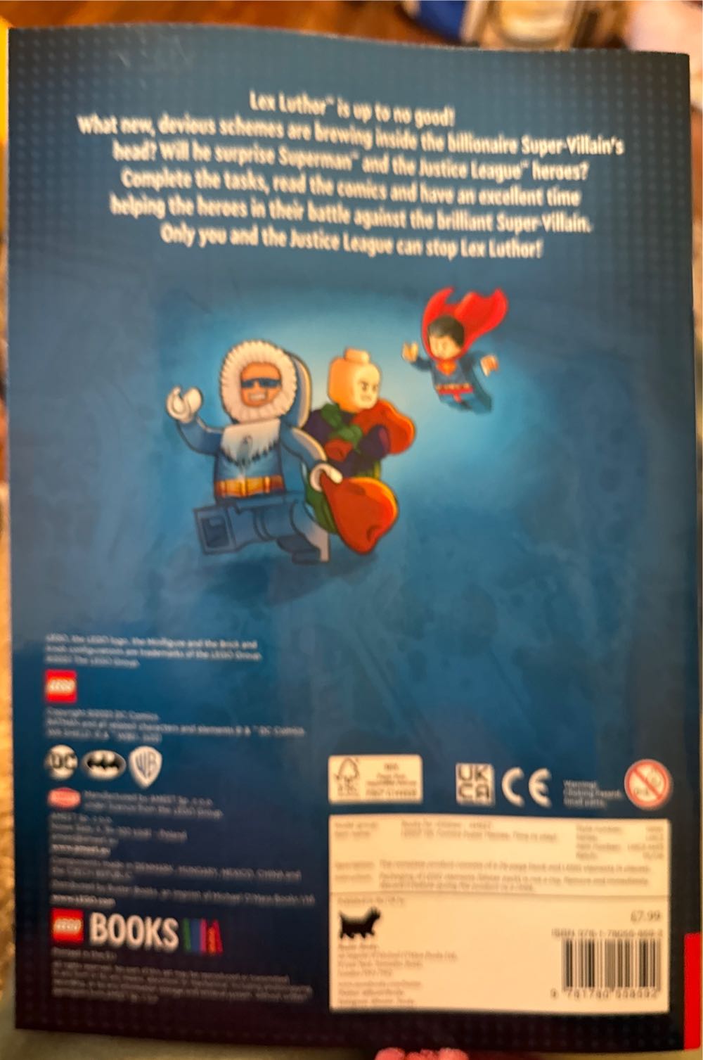 Lego Dc Super Heroes Time To Play Activity Book  vinyl figure collectible [Barcode 9781780558592] - Main Image 2